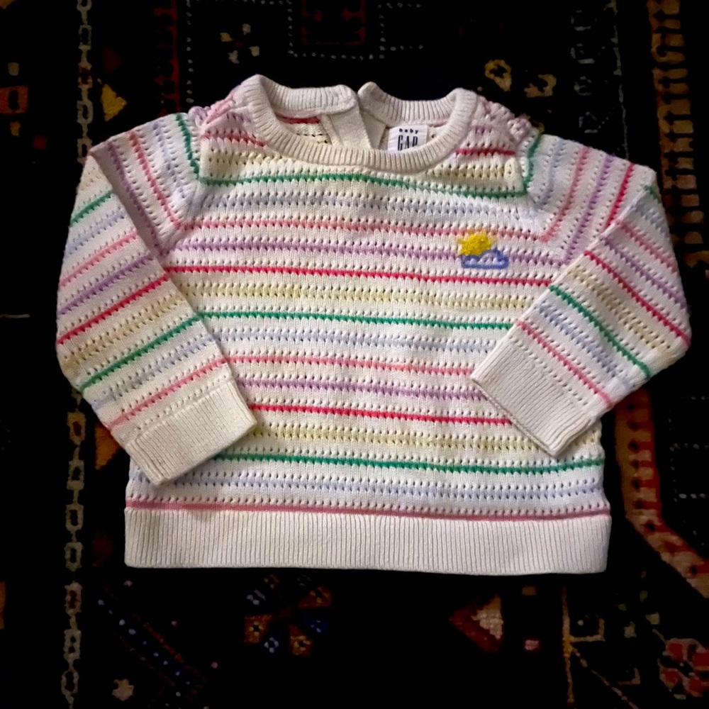 Gap Baby Rainbow Sweater
